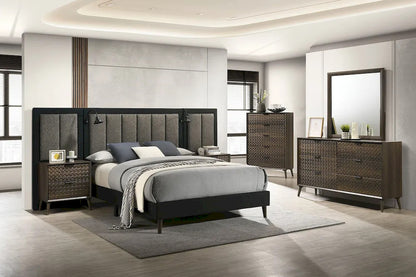 Furniture of America - Chalfont - 4 Pc. Queen Bedroom Set w/ Chest - FM7272DB-Q-5PC-C view 2