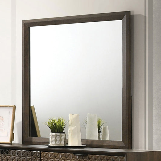 Furniture of America - Chalfont Mirror in Dark Brown - FM7272DB-M View 1