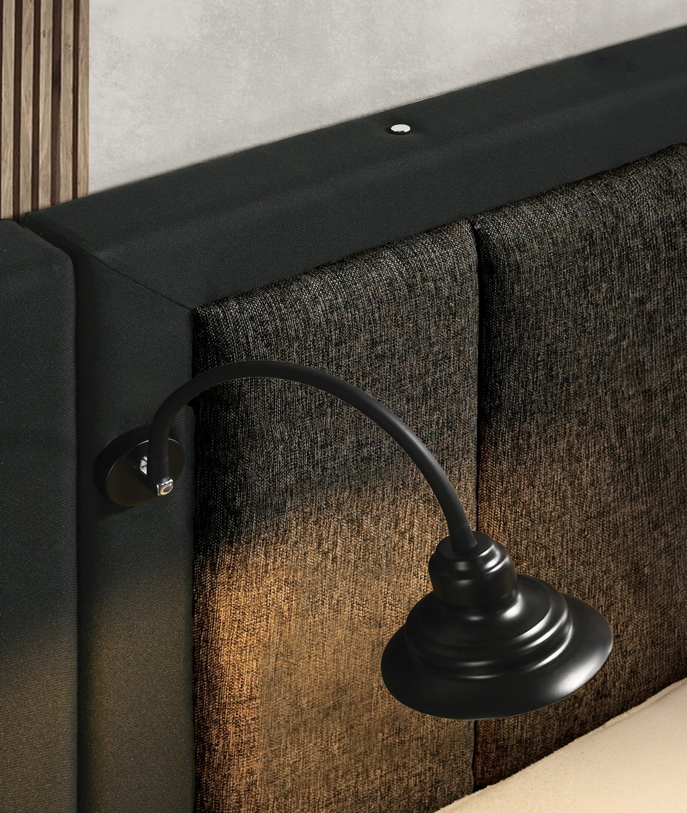 Furniture of America - Chalfont Queen Bed w/ Wall Panel in Dark Brown - FM7272DB-Q-BED+WP View 5