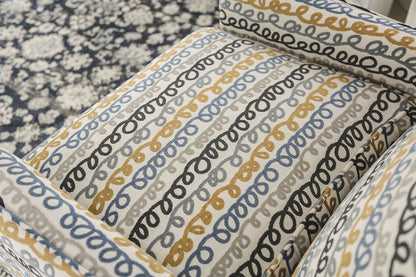 Furniture of America - Chancery Accent Chair in Gray/Navy - SM8194-CH-PT View 3