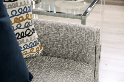 Furniture of America - Chancery Sofa in Gray/Navy - SM8194-SF View 4