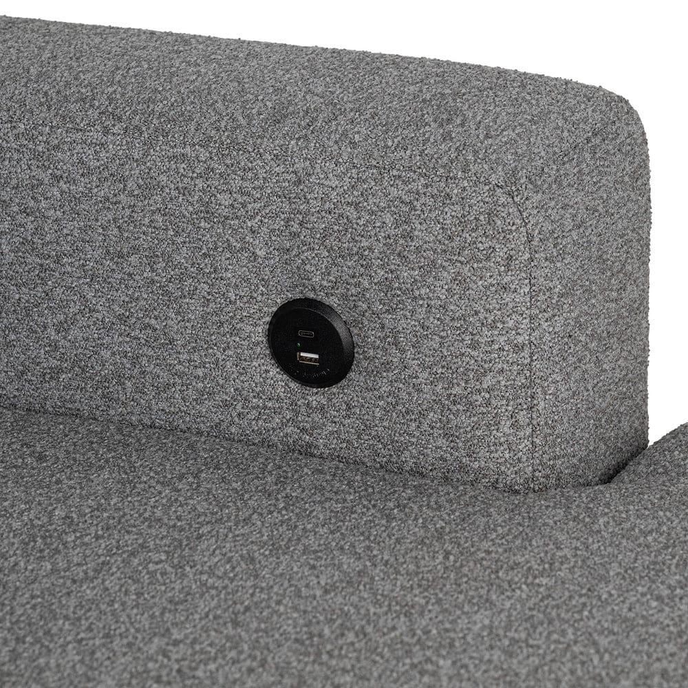 Furniture of America - Chatham Right-Chaise Sectional in Gray - FM64005GY-SECT-R View 7