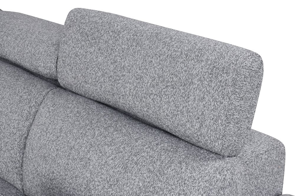 Furniture of America - Chatteris Left-Chaise Sectional in Gray - FM64000GY-SECT-L View 5