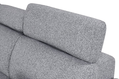 Furniture of America - Chatteris Left-Chaise Sectional in Gray - FM64000GY-SECT-L View 5