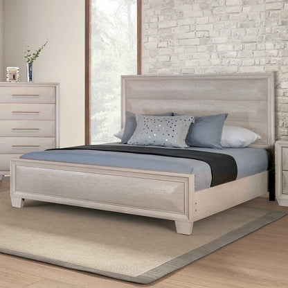 Furniture of America - Chemnitz - 3 Pc. Queen Bedroom Set - White - FM7399WH-Q-4PC view 2