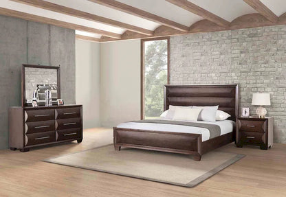 Furniture of America - Chemnitz - 4 Pc. Queen Bedroom Set w/ 2NS - Espresso - FM7399ES-Q-5PC-2NS view 1
