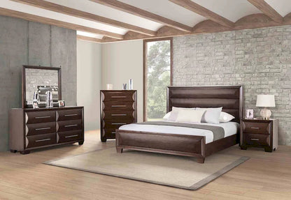 Furniture of America - Chemnitz - 4 Pc. Queen Bedroom Set w/ Chest - FM7399ES-Q-5PC-CHEST view 1