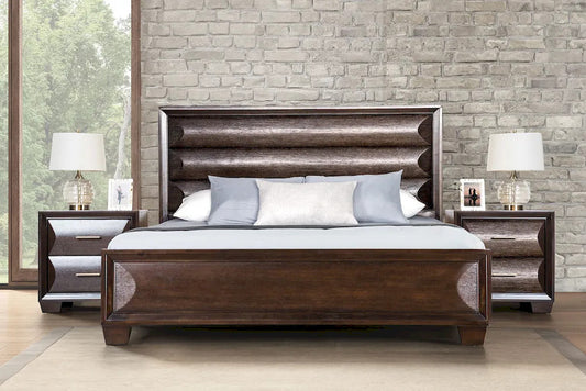 Furniture of America - Chemnitz - E.King Bed, Espresso - FM7399ES-EK-BED view 2