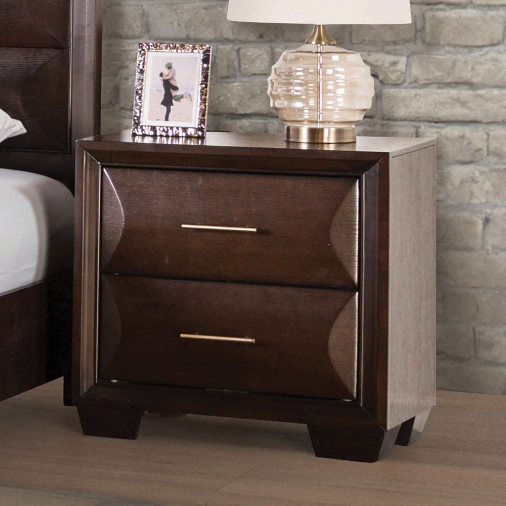 Furniture of America - Chemnitz Nightstand in Espresso - FM7399ES-N View 1