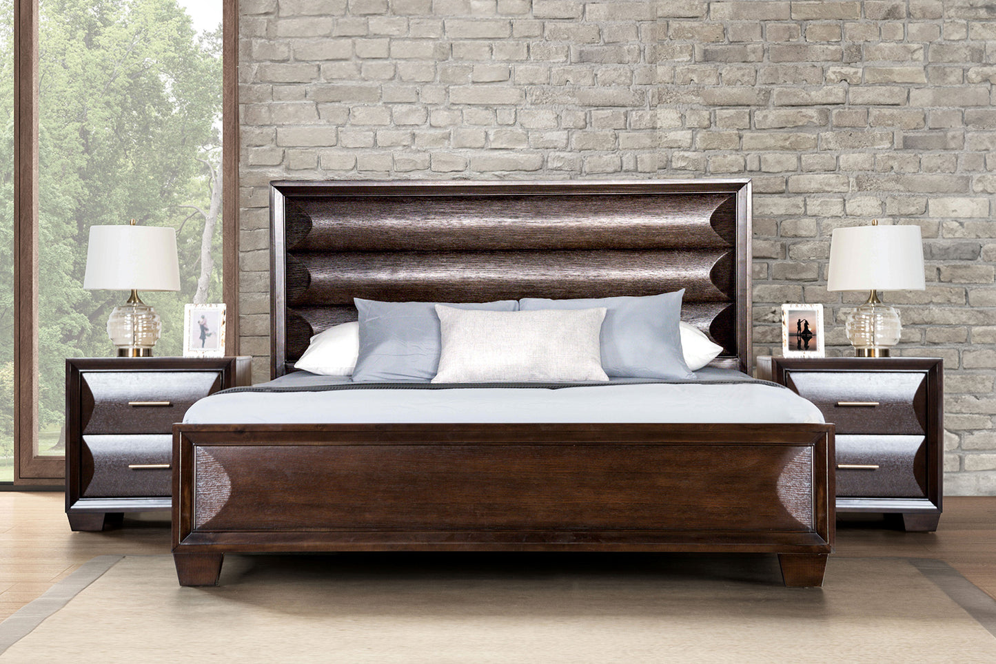 Furniture of America - Chemnitz Queen Bed in Espresso - FM7399ES-Q-BED View 2
