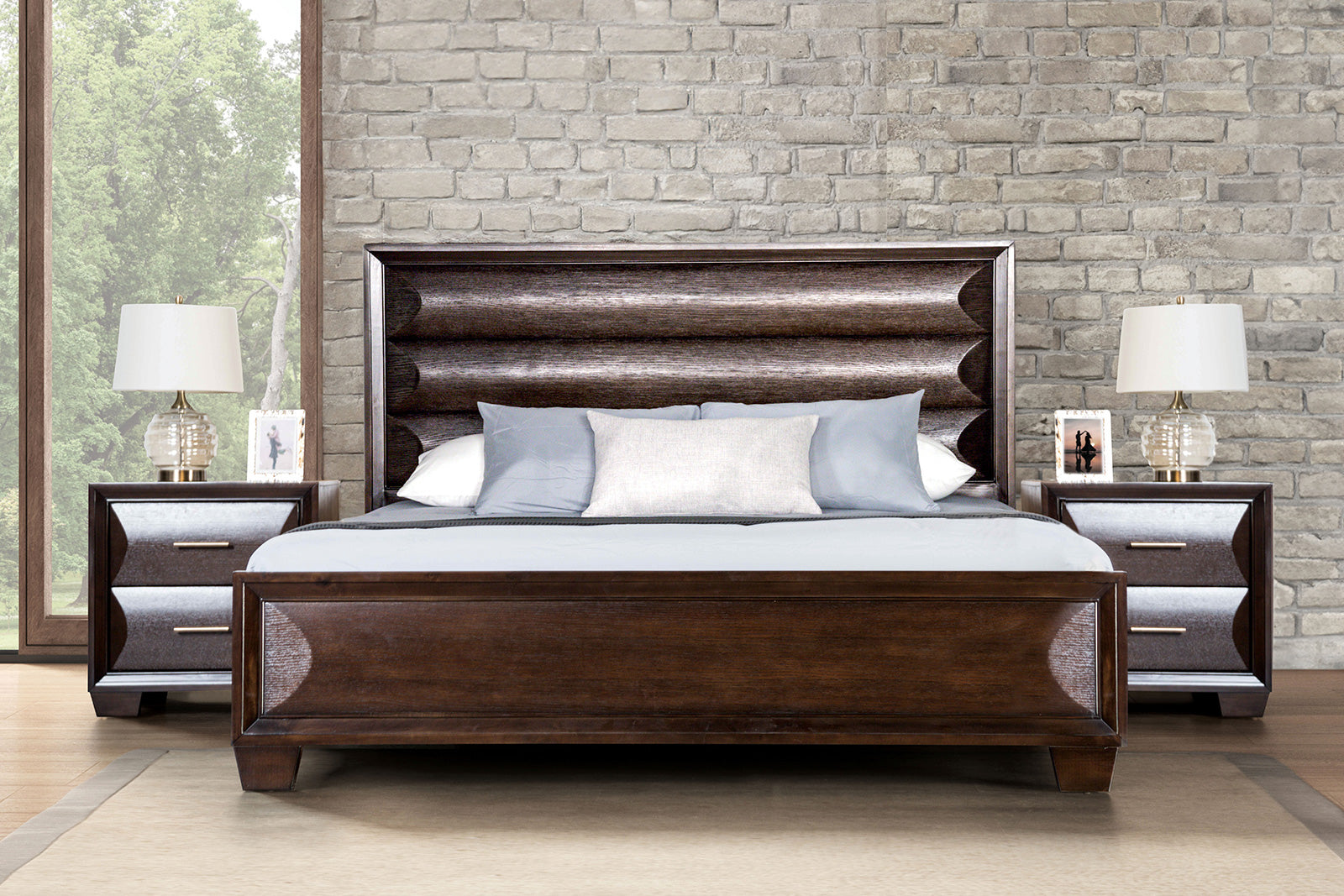 Furniture of America - Chemnitz Queen Bed in Espresso - FM7399ES-Q-BED View 2