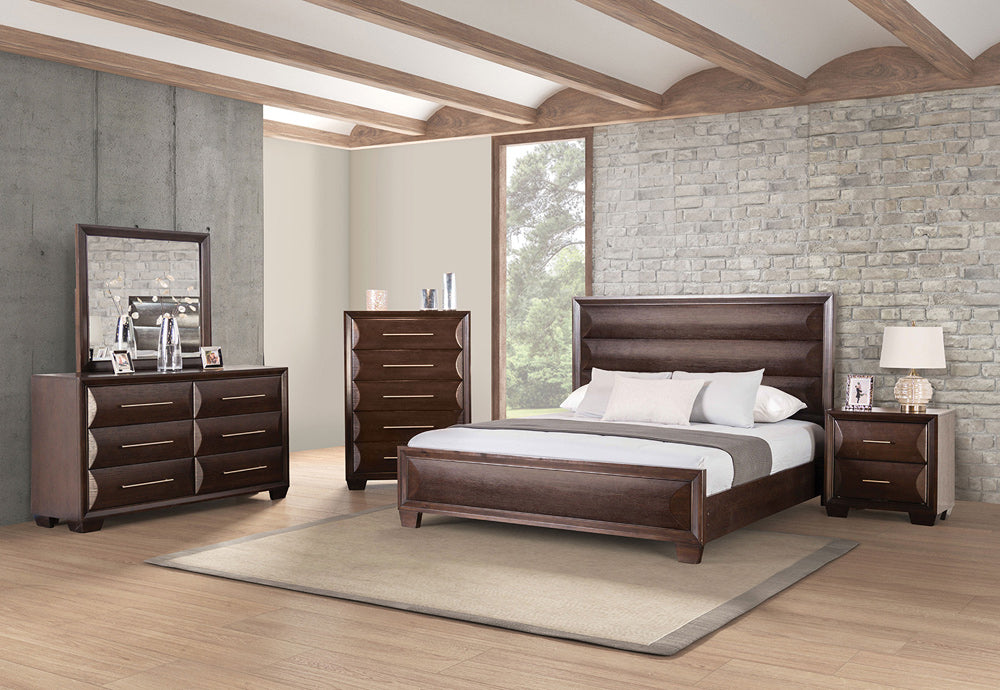 Furniture of America - Chemnitz Queen Bed in Espresso - FM7399ES-Q-BED View 3