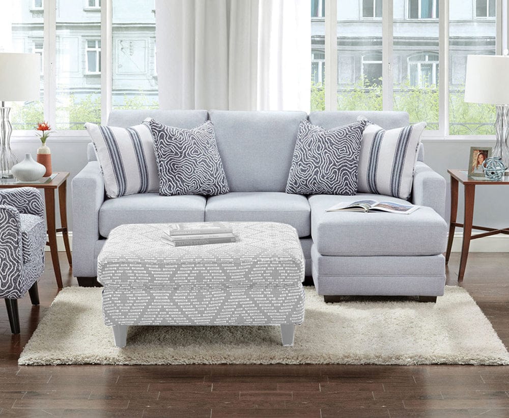 Furniture of America - Chiswick Sectional in Light Gray - SM8206 View 1