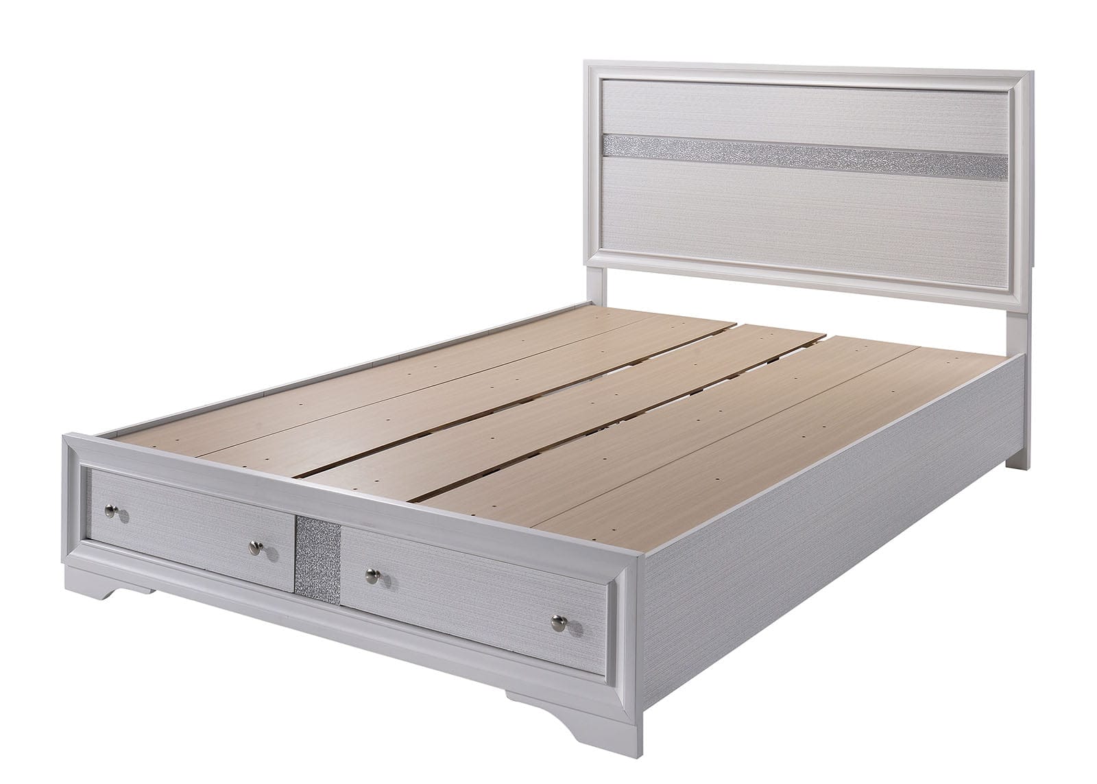 Furniture of America - Chrissy 5 Pc. Queen Bedroom Set w/ Chest in White - CM7552Q-5PC-CHEST View 2