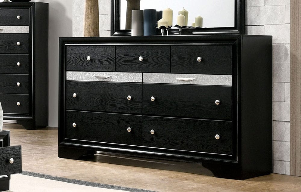 Furniture of America - Chrissy Dresser in Black - CM7552BK-D View 1
