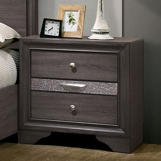 Furniture of America - Chrissy Nightstand in Gray - CM7552GY-N View 1