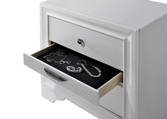 Furniture of America - Chrissy Nightstand in White - CM7552N View 2