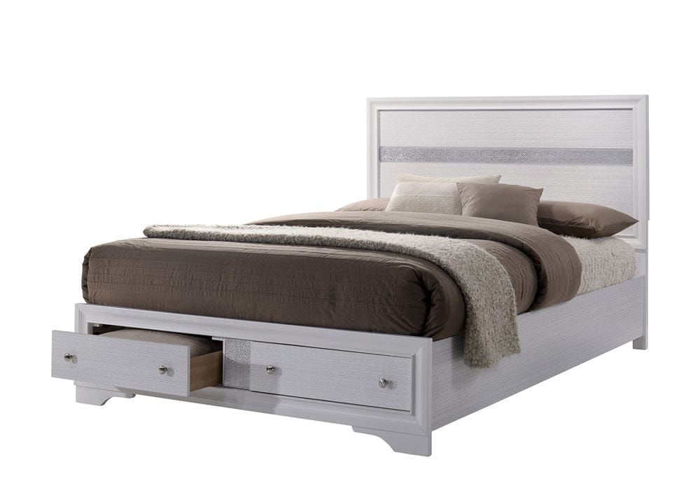 Furniture of America - Chrissy Queen Bed in White - CM7552Q-BED View 1