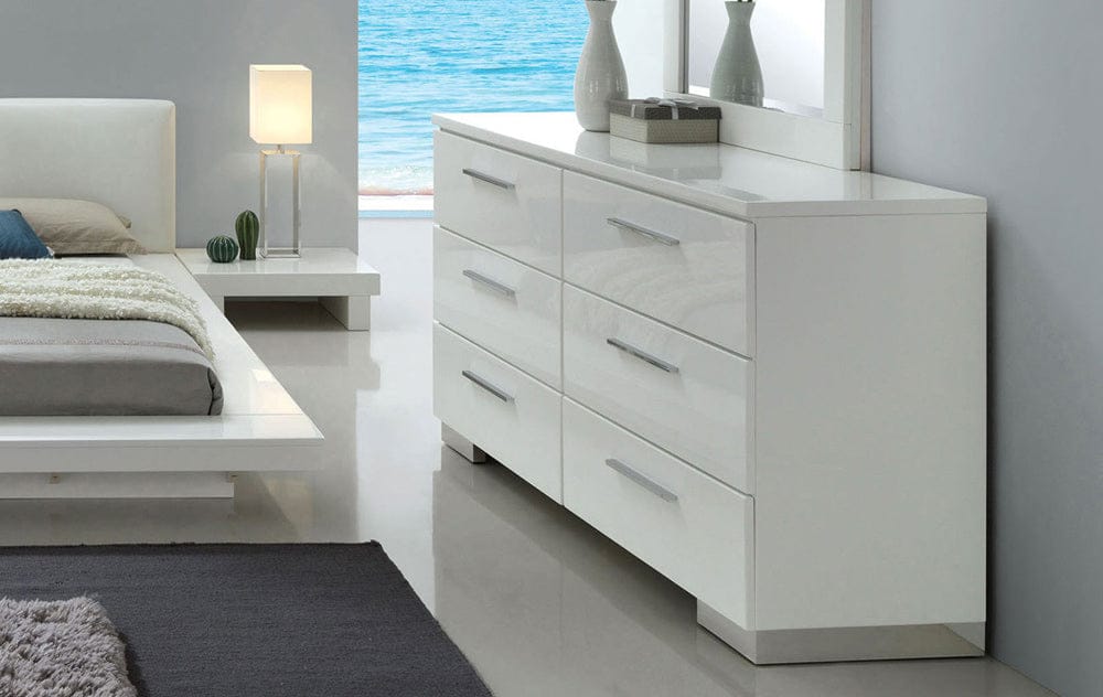 Furniture of America - Christie Dresser in White - CM7550D View 1
