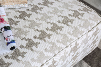 Furniture of America - Christine Ottoman in Light Gray/Pattern - SM8280-OT View 2