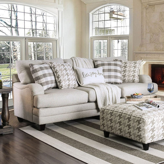 Furniture of America - Christine Sofa in Light Gray - SM8280-SF View 1