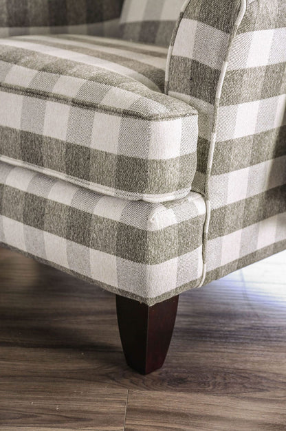Furniture of America - Christine Sofa + Loveseat in Light Gray - SM8280-2PC View 2