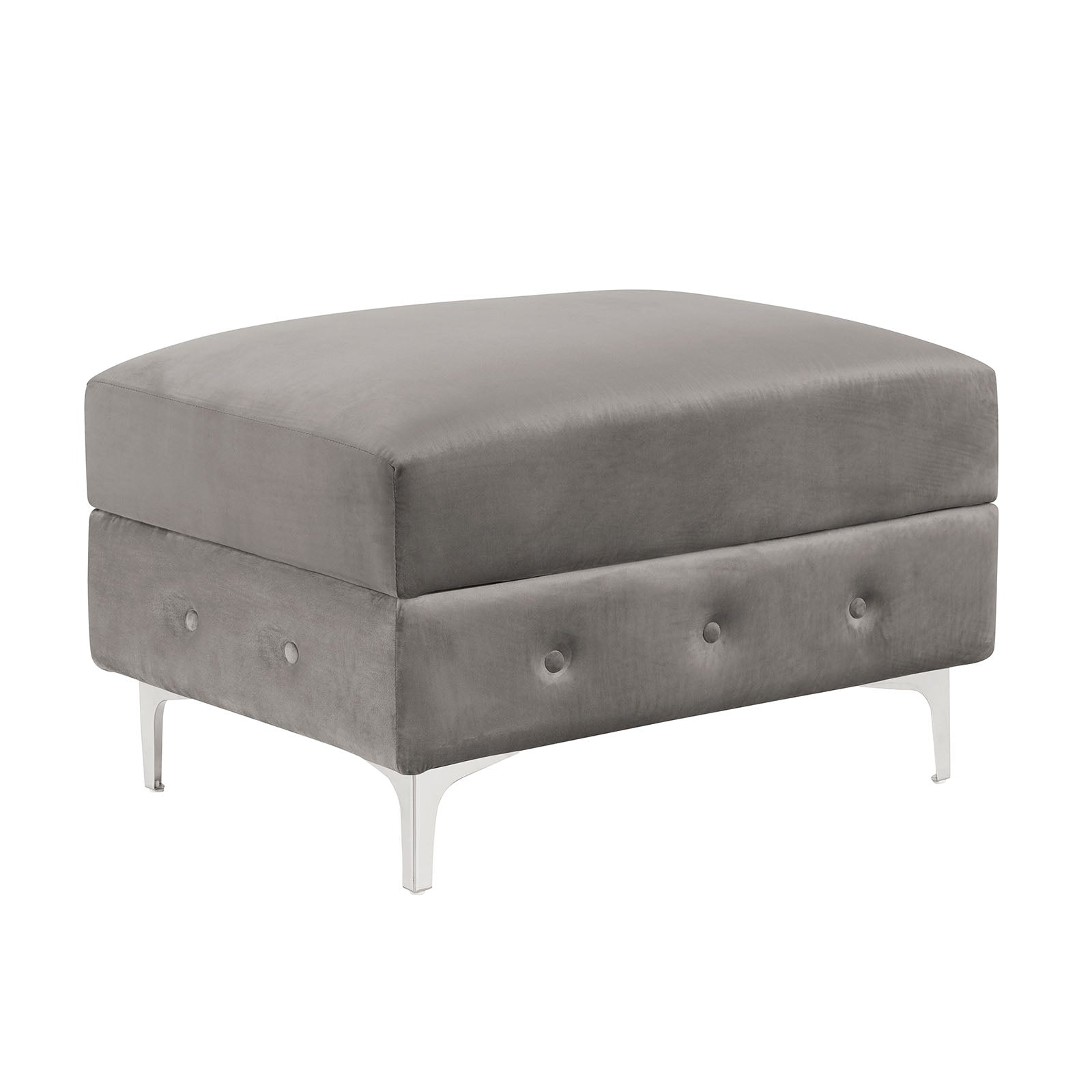 Furniture of America - Ciabattoni Ottoman in Gray - CM6256GY-OT View 1