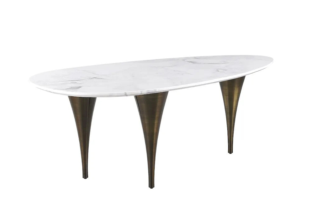 Furniture of America - Ciaran - 5 Pc. Dining Table Set - FM37024WH-OT-5PC24BK view 2