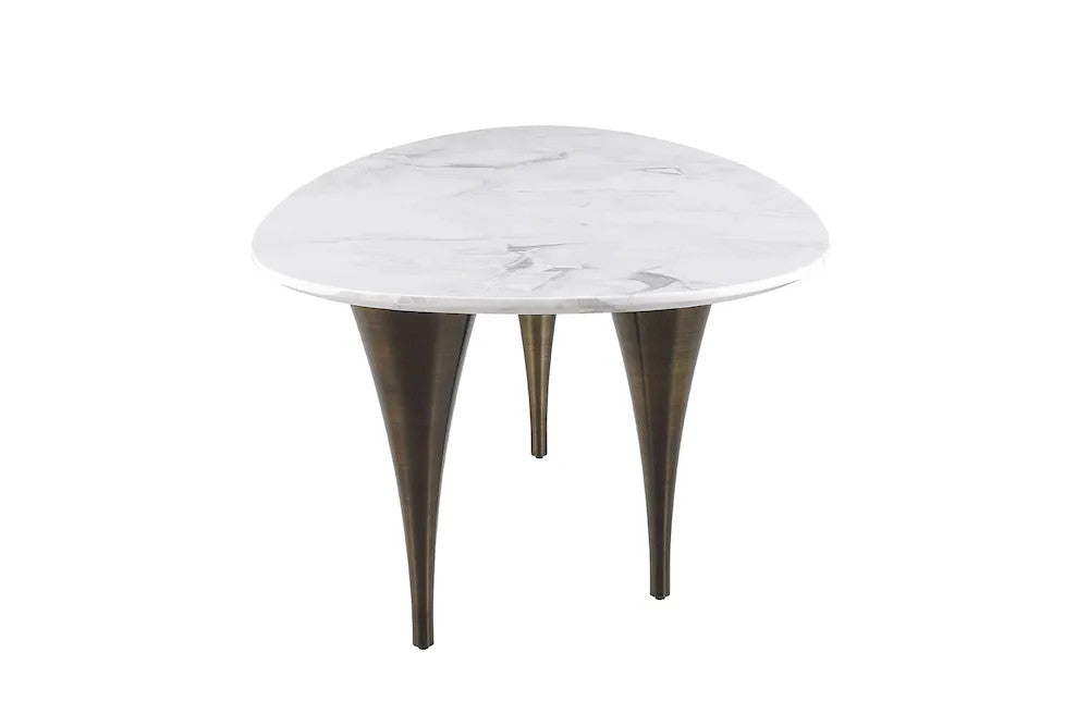 Furniture of America - Ciaran - Oval Dining Table - FM37024WH-OT-TABLE view 3
