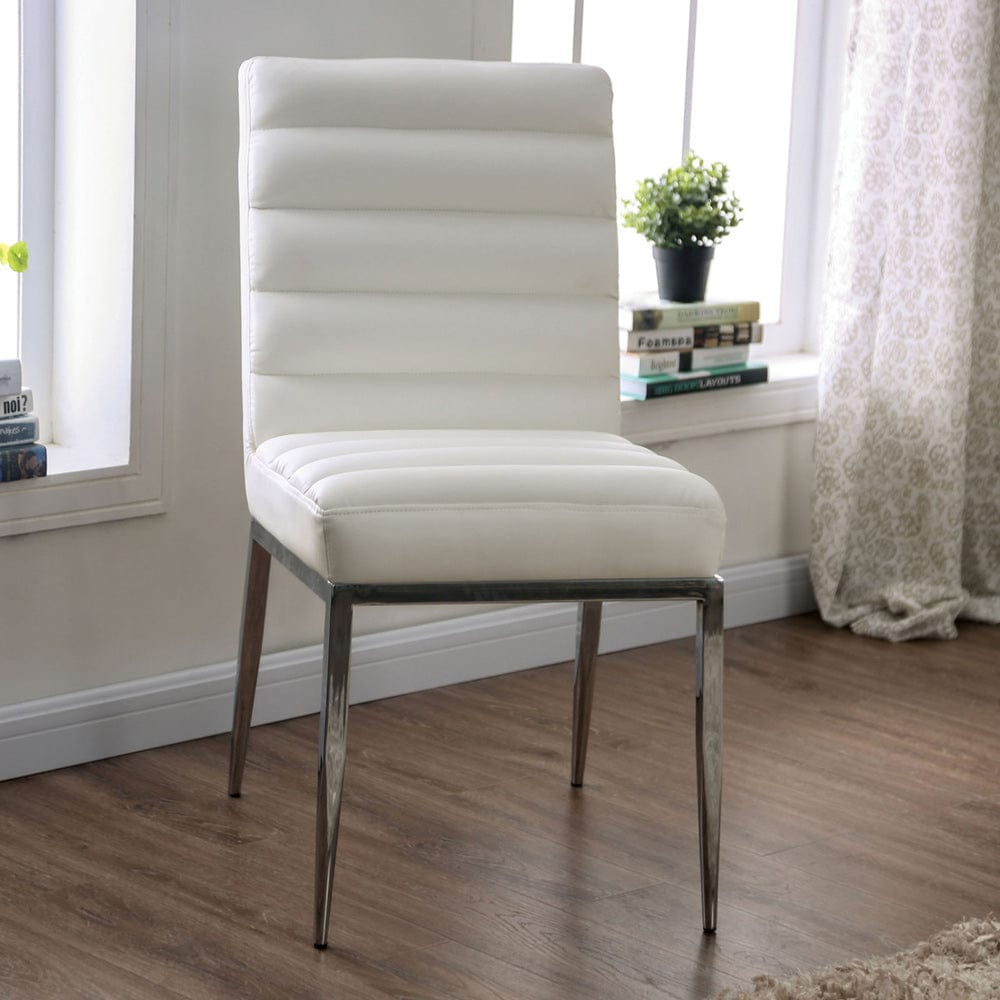 Furniture of America - Cilegon Side Chair Set of 2 in White - FOA3746SC-2PK View 1