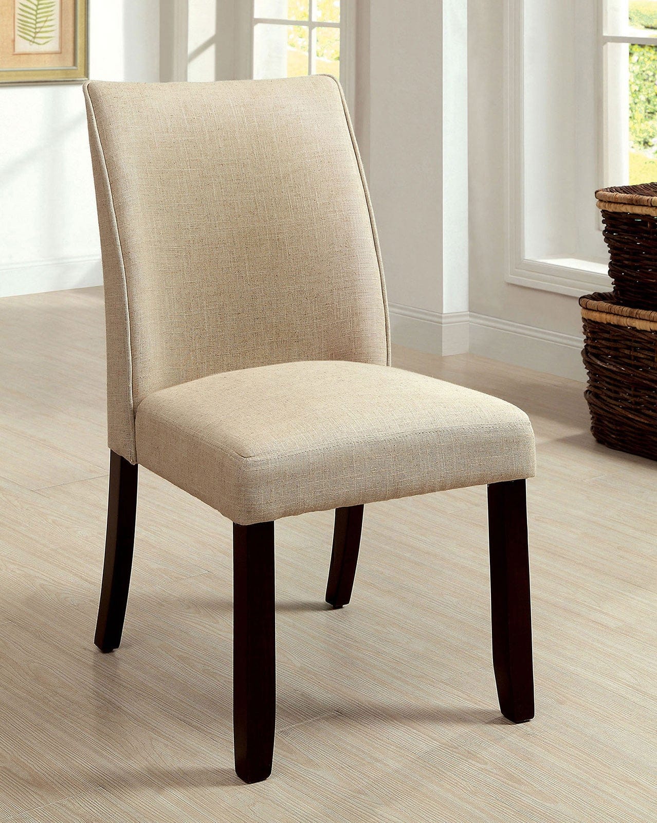 Furniture of America - Cimma Round Dining Table in Espresso - CM3556T-TABLE View 4