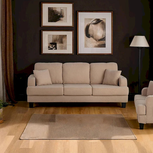 Furniture of America - Cinderford - Sofa, Beige - SL6936BG-SF-PK view 1