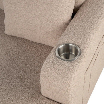 Furniture of America - Cinderford - Sofa, Beige - SL6936BG-SF-PK view 3