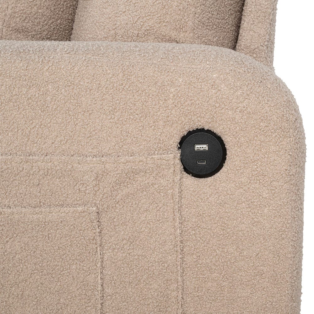 Furniture of America - Cinderford Sofa + Loveseat - SL6936BG-2PC View 3