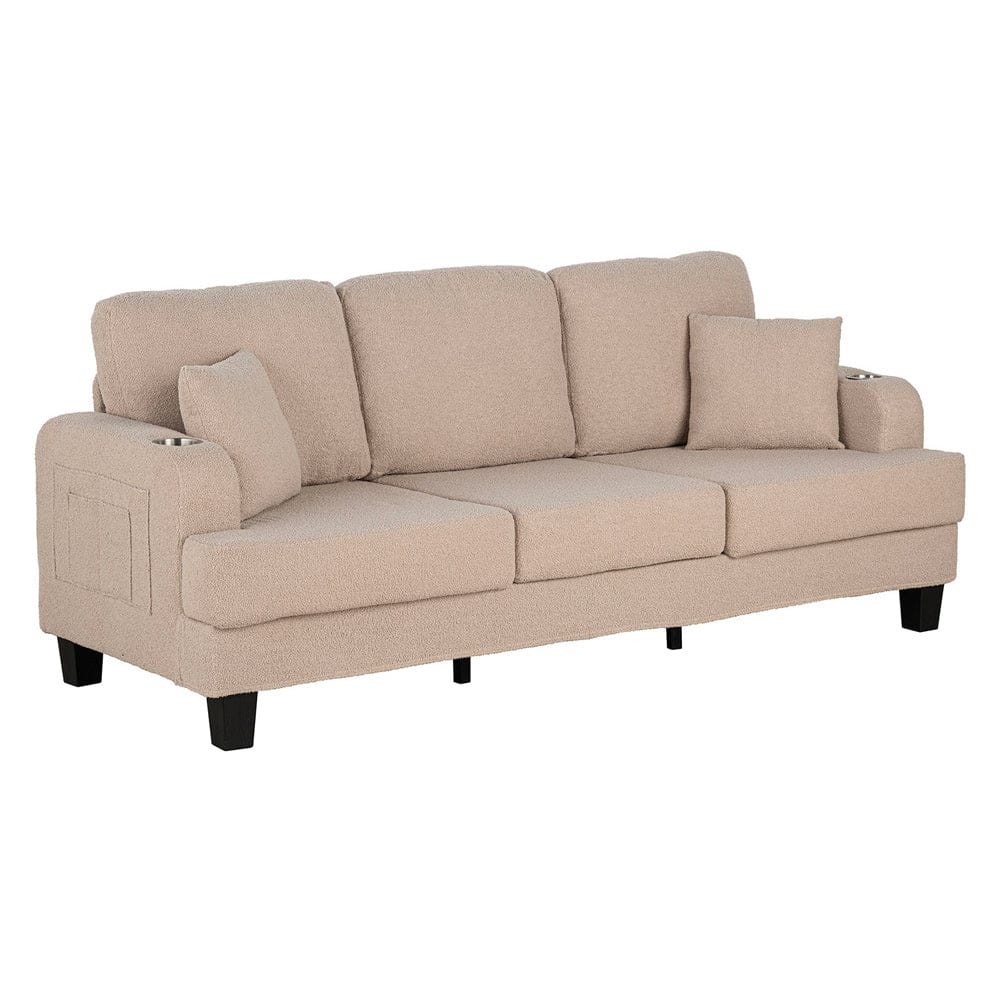 Furniture of America - Cinderford Sofa + Loveseat - SL6936BG-2PC View 5