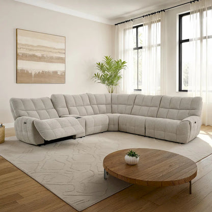 Furniture of America - Clemens - Power Sectional, Beige - CM9936BG-SECT-PM view 1