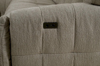 Furniture of America - Clemens - Power Sectional, Beige - CM9936BG-SECT-PM view 3