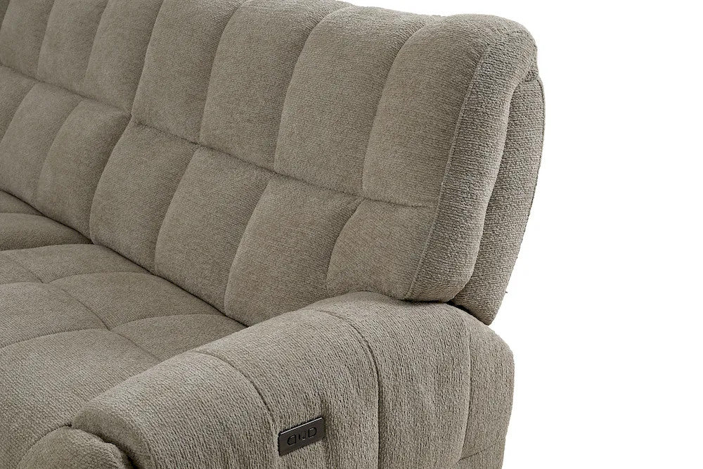 Furniture of America - Clemens - Power Sectional, Beige - CM9936BG-SECT-PM view 4