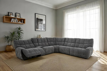 Furniture of America - Clemens - Power Sectional, Dark Gray - CM9936DG-SECT-PM view 2