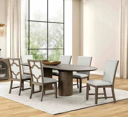 Furniture of America - Clements - 7 Pc. Dining Table Set - FM3411AK-OT-7PC view 1