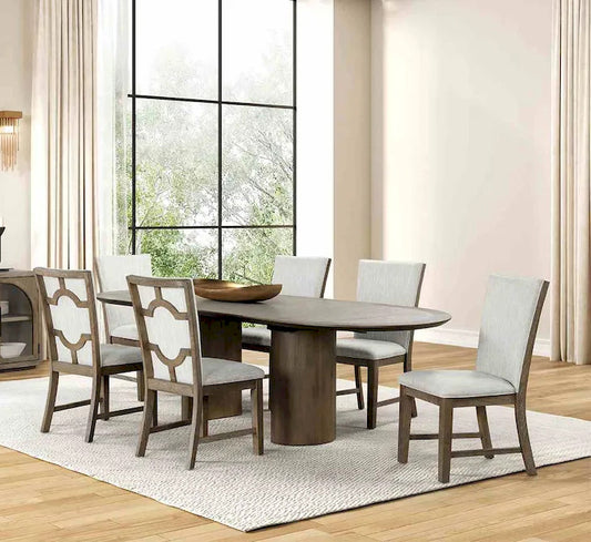 Furniture of America - Clements - 7 Pc. Dining Table Set - FM3411AK-OT-7PC view 1