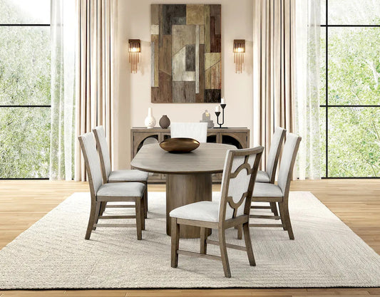 Furniture of America - Clements - 7 Pc. Dining Table Set - FM3411AK-OT-7PC view 2