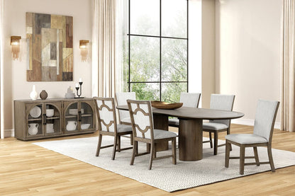 Furniture of America - Clements Dining Table in Oak - FM3411AK-OT-TABLE View 8