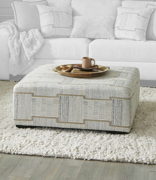 Furniture of America - Cochrane Ottoman in Beige - SM5120-OT View 1