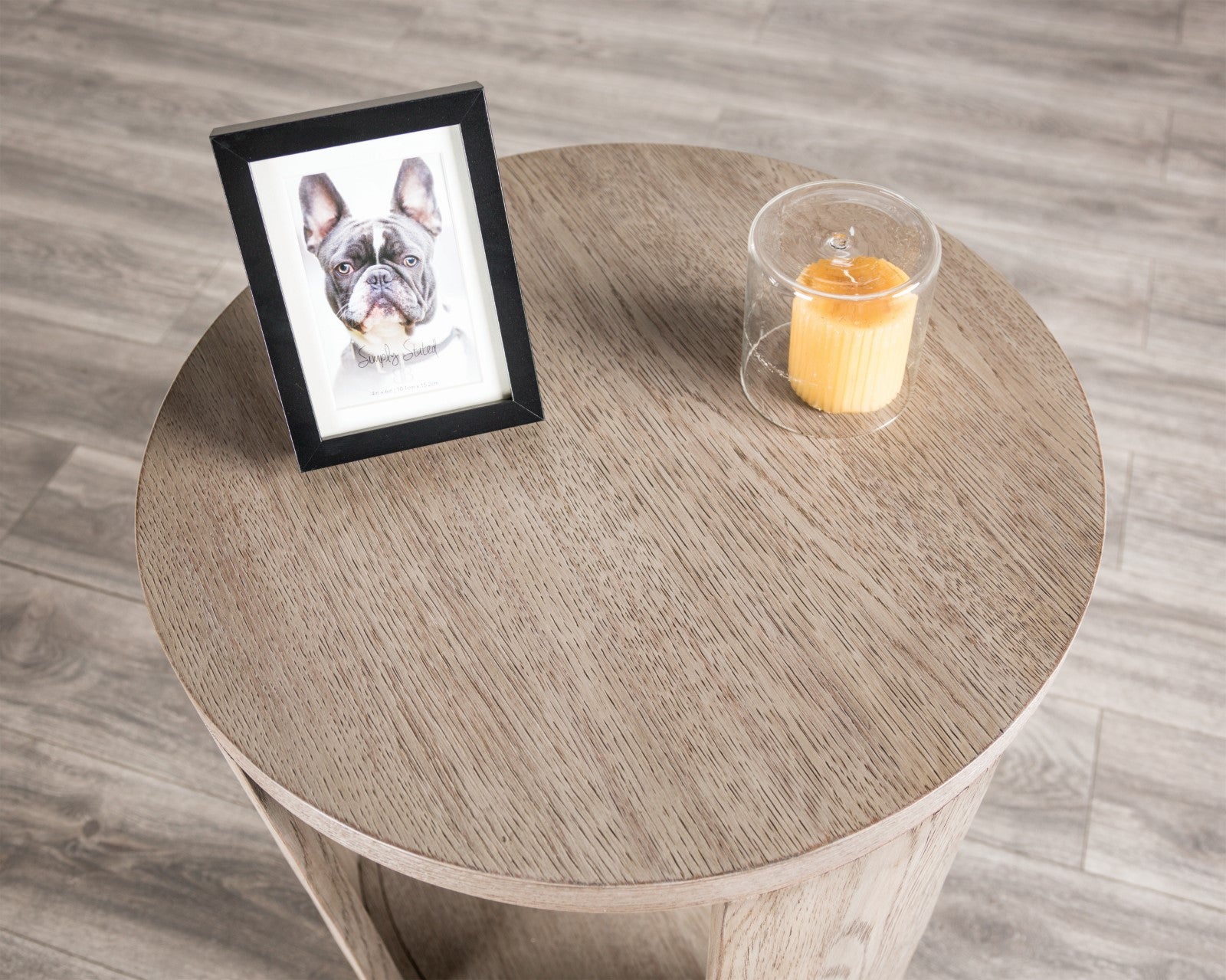 Furniture of America - Conisbrough Round End Table in Modern - FM49004AK-E View 3