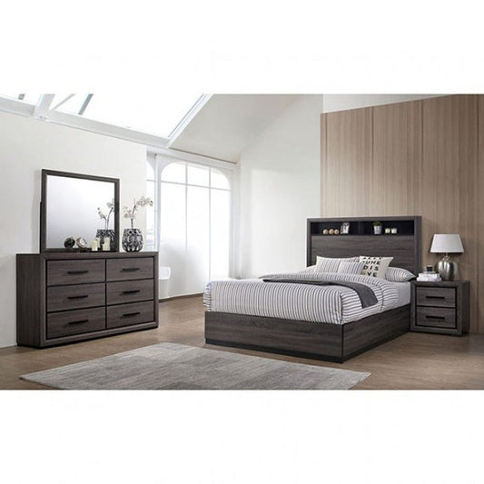 Furniture of America - Conwy 4 Pc. Queen Bedroom Set in Gray - CM7549Q-4PC