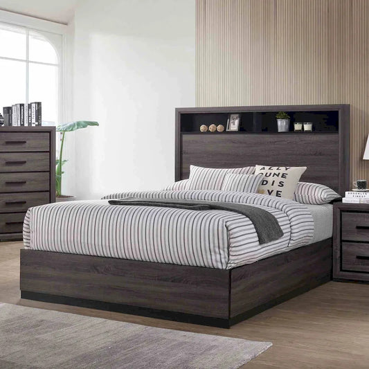 Furniture of America - Conwy - Cal.King Bed, Gray - CM7549CK-BED view 1
