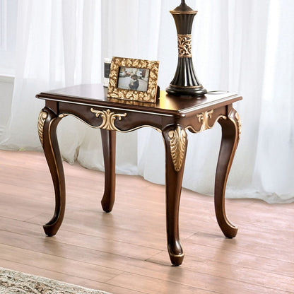 Furniture of America - Cookshire End Table in Rich Tobacco - FM45004E View 2