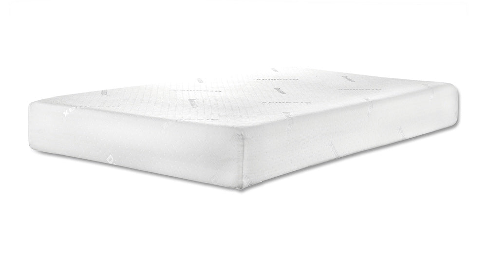 Furniture of America - Coreopsis 10" Queen Memory Foam Wave Comfort (Roll-In-A-Box) in White - DM610-Q View 1