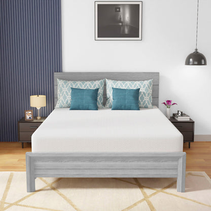 Furniture of America - Coreopsis 10" Queen Memory Foam Wave Comfort (Roll-In-A-Box) in White - DM610-Q View 2